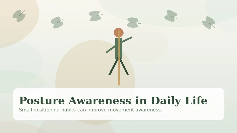Illustration of posture awareness during Dorn-inspired movement